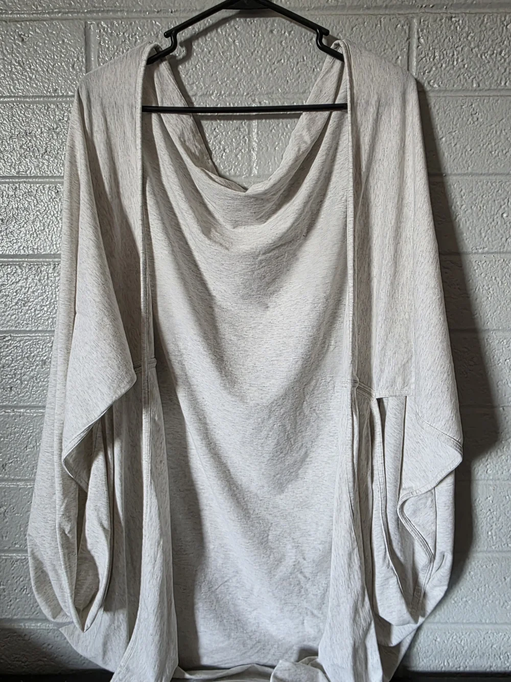 lululemon athletica Cream Open-Front Wrap Cape